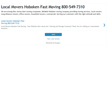 Tablet Screenshot of localmovershobokenfastmoving.blogspot.com
