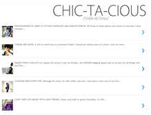 Tablet Screenshot of chictacious.blogspot.com