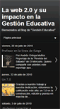 Mobile Screenshot of gestioneducativa2010.blogspot.com