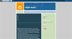 Desktop Screenshot of elijahwood122.blogspot.com