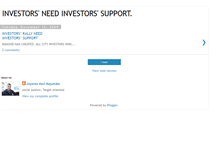 Tablet Screenshot of investorsneedinvestorssupport.blogspot.com