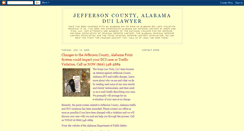 Desktop Screenshot of jeffersoncountyalabamaduilawyer.blogspot.com