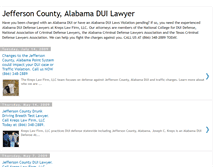 Tablet Screenshot of jeffersoncountyalabamaduilawyer.blogspot.com