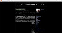 Desktop Screenshot of elblogdepedro-paramercantil.blogspot.com