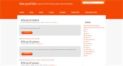 Desktop Screenshot of ktmquad.blogspot.com