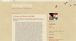 Desktop Screenshot of dialogizomai-jordan.blogspot.com