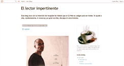 Desktop Screenshot of angel-lectorimpertinente.blogspot.com