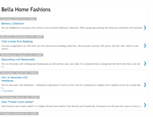 Tablet Screenshot of bellahomefashions.blogspot.com