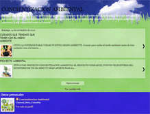 Tablet Screenshot of concientalizacionambiental1.blogspot.com