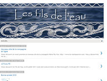 Tablet Screenshot of lesfilsdeleau.blogspot.com