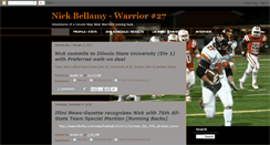 Desktop Screenshot of nickbellamyfootball.blogspot.com