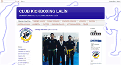 Desktop Screenshot of kickboxinglalin.blogspot.com