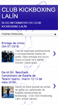 Mobile Screenshot of kickboxinglalin.blogspot.com