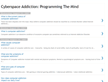 Tablet Screenshot of cyberspaceaddiction.blogspot.com