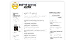 Desktop Screenshot of chistesbuenosgratis.blogspot.com