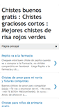 Mobile Screenshot of chistesbuenosgratis.blogspot.com