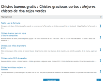 Tablet Screenshot of chistesbuenosgratis.blogspot.com