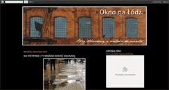 Desktop Screenshot of oknonalodz.blogspot.com