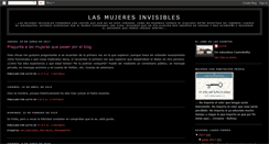 Desktop Screenshot of lasmujeresinvisibles.blogspot.com