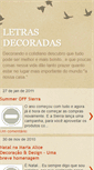 Mobile Screenshot of letrasdecoradas.blogspot.com