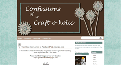 Desktop Screenshot of confessionsofacraftoholic.blogspot.com