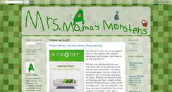 Desktop Screenshot of mrsmamasmonsters.blogspot.com