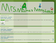 Tablet Screenshot of mrsmamasmonsters.blogspot.com