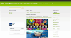 Desktop Screenshot of linksnhacks.blogspot.com