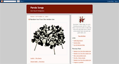 Desktop Screenshot of pandasongs.blogspot.com