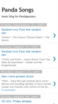 Mobile Screenshot of pandasongs.blogspot.com