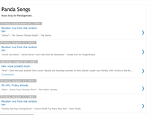 Tablet Screenshot of pandasongs.blogspot.com