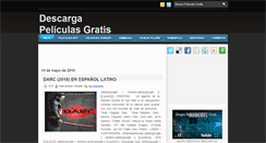 Desktop Screenshot of descargapeliculasgratisyalgomas.blogspot.com