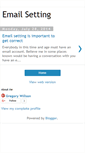 Mobile Screenshot of correctemailsettings.blogspot.com