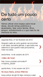 Mobile Screenshot of detudoumpoucocerto.blogspot.com