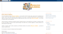 Desktop Screenshot of desayunossaludables.blogspot.com