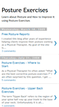 Mobile Screenshot of posture-exercises.blogspot.com