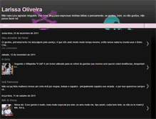 Tablet Screenshot of lalaoliveira-larissa.blogspot.com