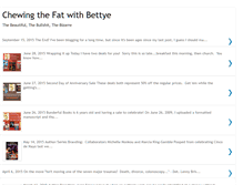 Tablet Screenshot of chew-the-fat-with-bettye.blogspot.com