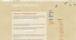 Desktop Screenshot of amira-collections.blogspot.com