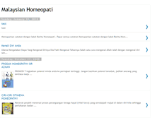 Tablet Screenshot of malaysianhomeopati.blogspot.com