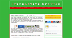 Desktop Screenshot of interactivespanish.blogspot.com