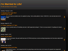 Tablet Screenshot of marriedtolife.blogspot.com
