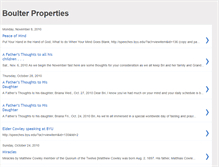 Tablet Screenshot of boulterproperties.blogspot.com