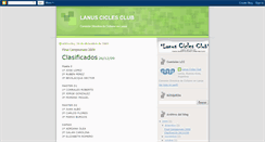 Desktop Screenshot of lanusciclesclub5.blogspot.com