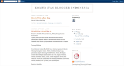 Desktop Screenshot of bloggerindonesia0.blogspot.com