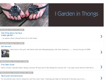 Tablet Screenshot of gardeninthongs.blogspot.com