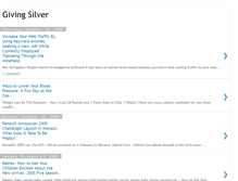 Tablet Screenshot of givingsilver.blogspot.com