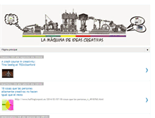 Tablet Screenshot of lamaquinadeideascreativas.blogspot.com