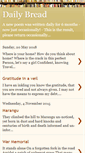 Mobile Screenshot of dailybreadpoetry.blogspot.com