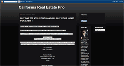 Desktop Screenshot of calrealestatepro.blogspot.com